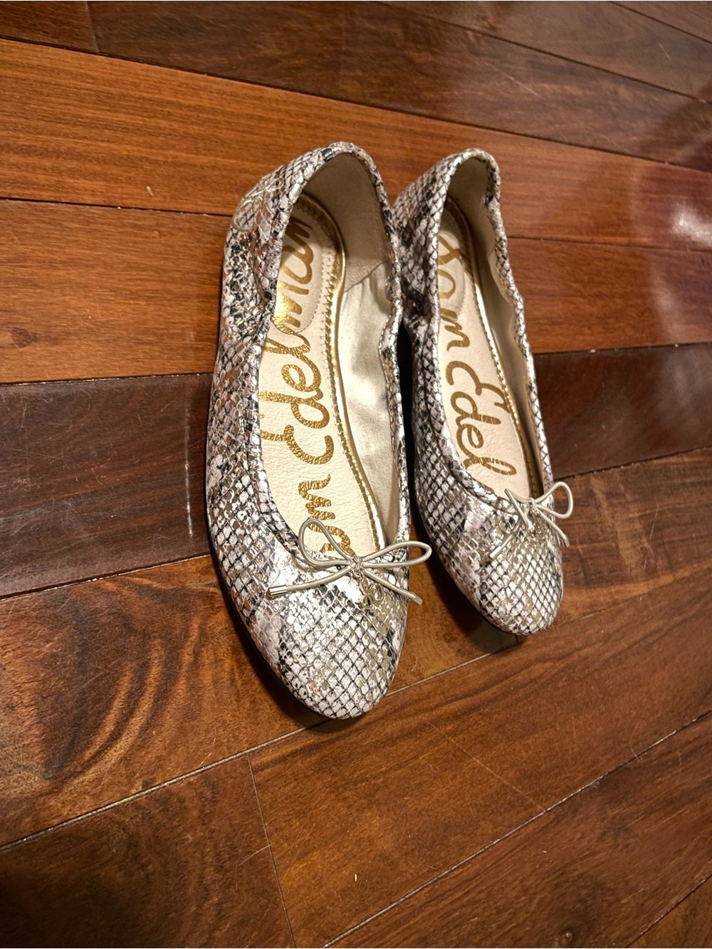 Sam Edelman snake skin print ballet flats, side 6